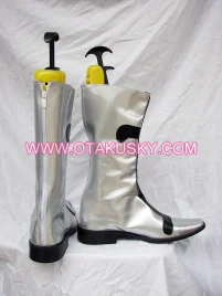 Mashin Hero Wataru White Cosplay Boots