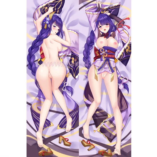 Genshin Impact Dakimakura Baal Raiden Shogun Body Pillow Case 21 - Click Image to Close