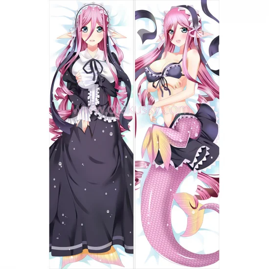 Monster Musume no Iru Nichijou Dakimakura Mero Body Pillow Case - Click Image to Close