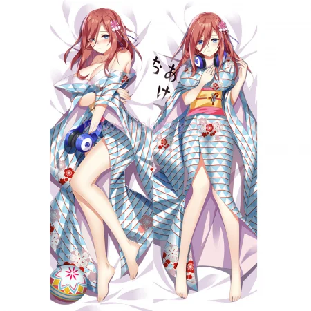 The Quintessential Quintuplets Dakimakura Nakano Miku Body Pillow Case 16