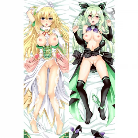 Hyperdimension Neptunia Dakimakura Vert Body Pillow Case 04