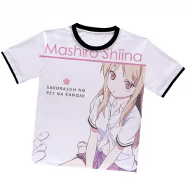 The Pet Girl Of Sakurasou Mashiro Shiina White T-Shirt