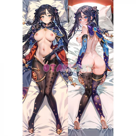 Genshin Impact Dakimakura Mona Body Pillow Case 15 - Click Image to Close