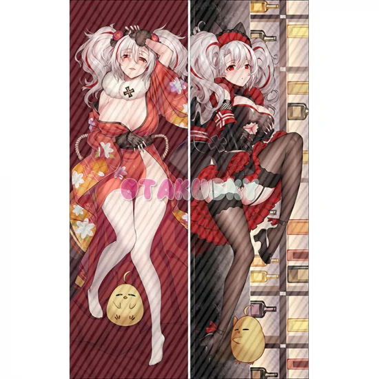 Azur Lane Dakimakura KMS Prinz Adalbert Body Pillow Case - Click Image to Close