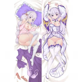 Re:Zero Dakimakura Emilia Body Pillow Case 18