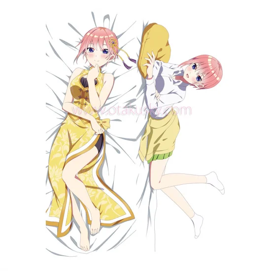 The Quintessential Quintuplets Dakimakura Nakano Ichika Body Pillow Case 05 - Click Image to Close