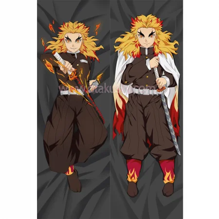 Demon Slayer Dakimakura Rengoku Kyoujurou Body Pillow Case 02