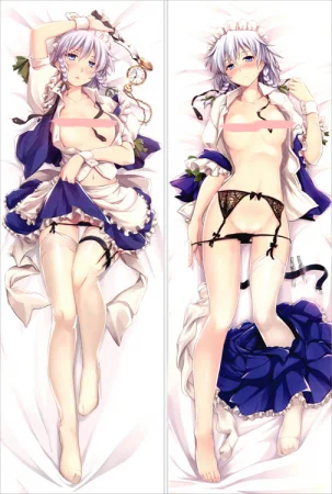 Touhou Project Sakuya Izayoi Body Pillow Case