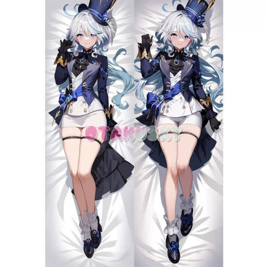 Genshin Impact Dakimakura Focalors Body Pillow Case 13 - Click Image to Close