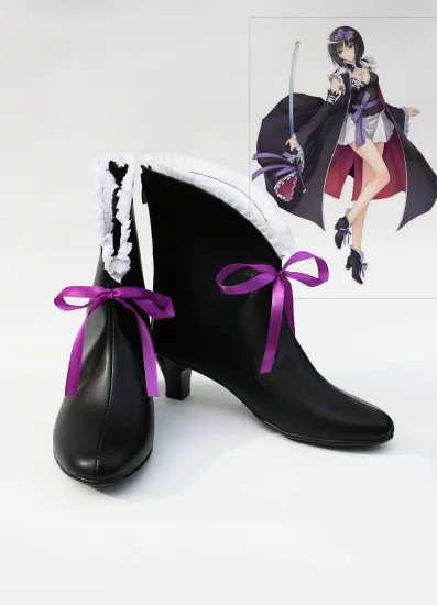 Shining Project Black Cosplay Shoes - Click Image to Close