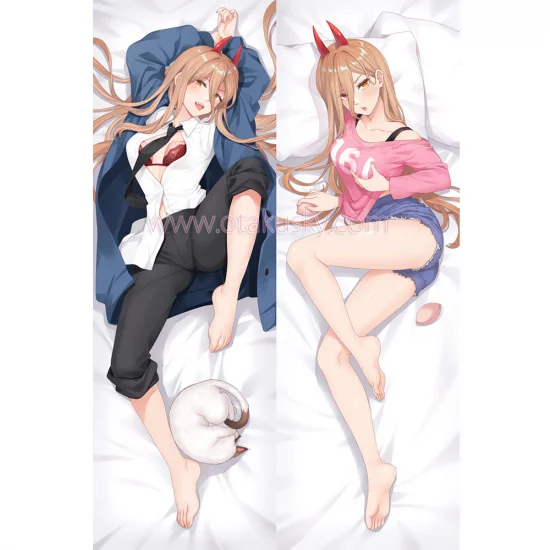 Chainsaw Man Dakimakura Power Body Pillow Case 06 - Click Image to Close