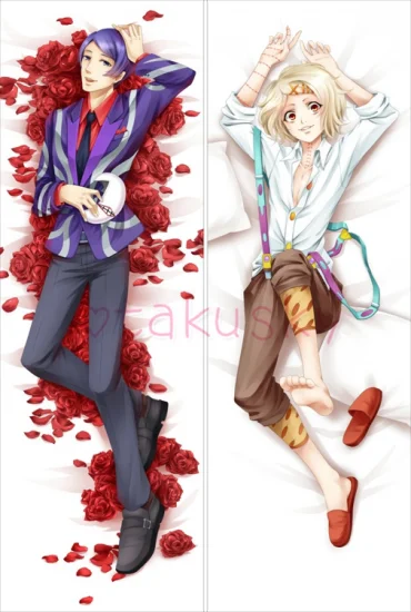 Tokyo Ghoul Shu Tsukiyama Juzo Suzuya Body Pillow Case 02 - Click Image to Close