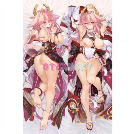 Genshin Impact Dakimakura Yae Miko Body Pillow Case 33