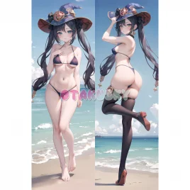 Genshin Impact Dakimakura Mona Body Pillow Case 10