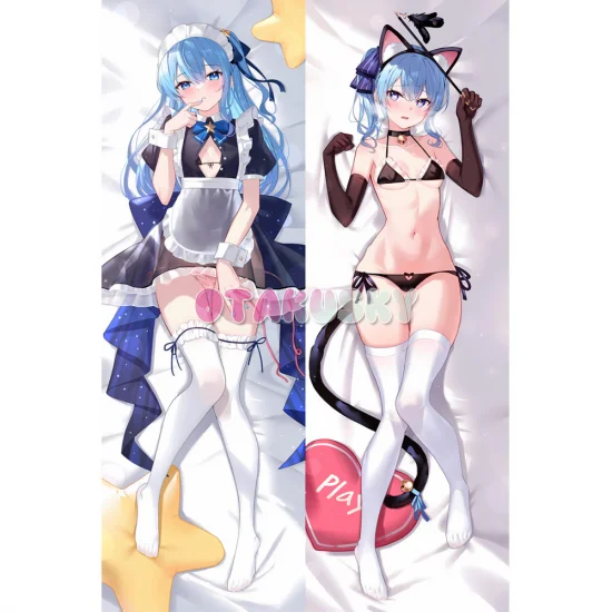 Virtual YouTuber Dakimakura Hoshimachi Suisei Body Pillow Case 05 - Click Image to Close