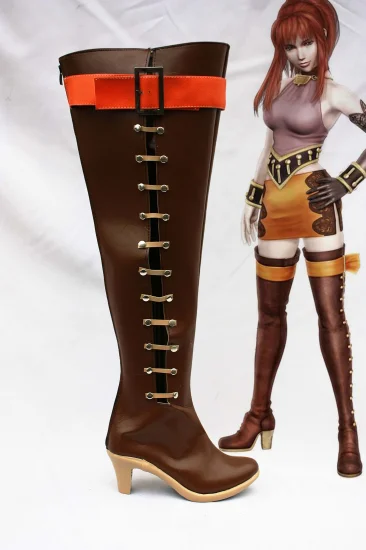 Shadow Hearts Karin Koenig Cosplay Boots - Click Image to Close