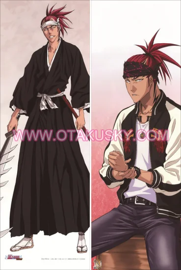 Bleach Renji Abarai Body Pillow Case 01 - Click Image to Close