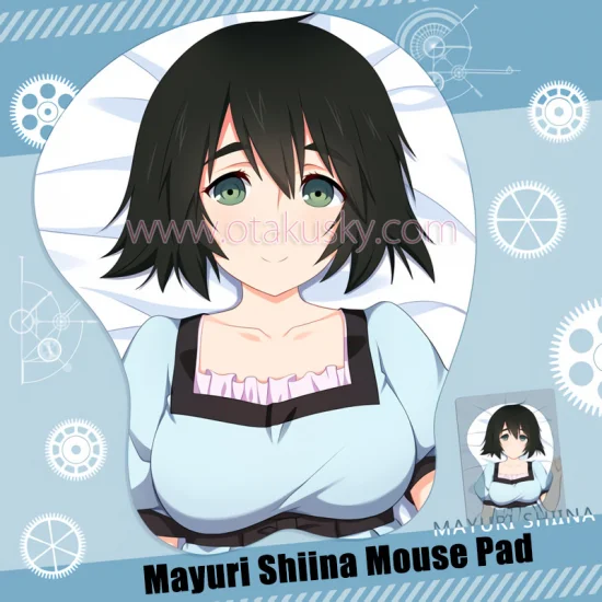 2way Steins;Gate Shiina Mayuri Anime 3D Mouse Pad Mat Wrist Rest - Click Image to Close