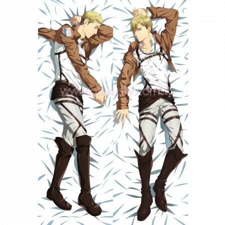 Attack on Titan Dakimakura Erwin Smith Body Pillow Case