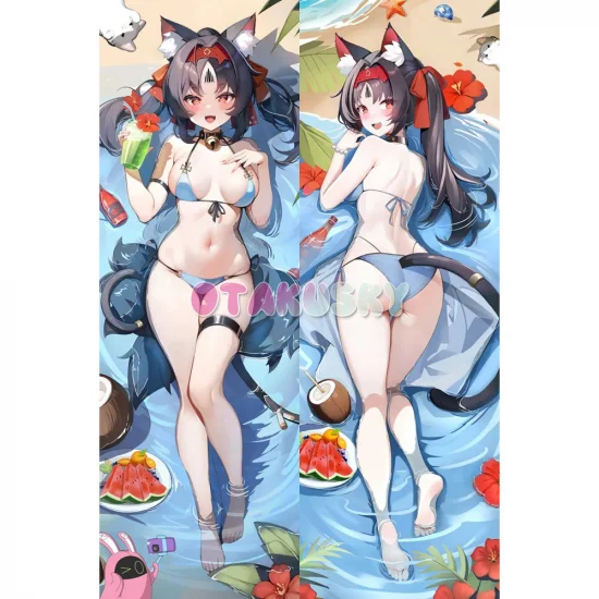 Zenless Zone Zero Dakimakura Nekomiya Mana Body Pillow Case 04 - Click Image to Close