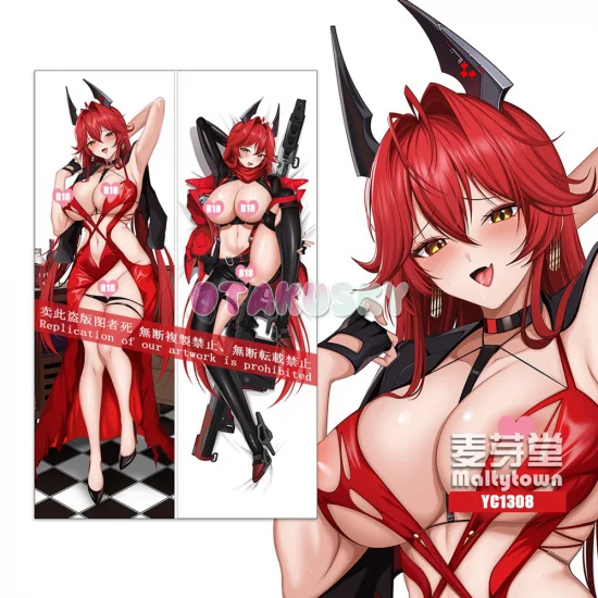 Goddess of Victory: Nikke Dakimakura Red Hood Body Pillow Case 03 - Click Image to Close