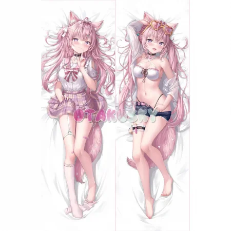 Virtual YouTuber Dakimakura Hakui Koyori Body Pillow Case 17