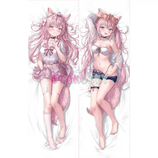 Virtual YouTuber Dakimakura Hakui Koyori Body Pillow Case 17 - Click Image to Close