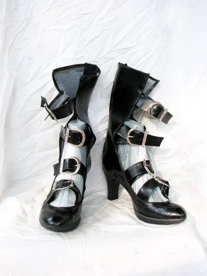 Black Cosplay Shoes 11 - Click Image to Close