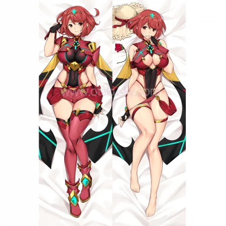 Xenoblade 2 Dakimakura Pyra Body Pillow Case 02