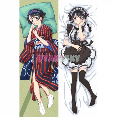 Kanojo Okarishimasu Dakimakura Sarashina Ruka Body Pillow Case 09