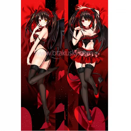 Date a Live Dakimakura Kurumi Tokisaki Body Pillow Case 31