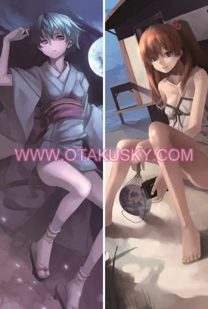 Anime Dakimakura Rei Ayanami Body Pillow Case 22