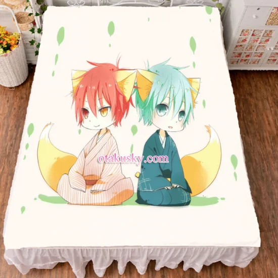 Kurokos Basketball Tetsuya Kuroko Seijuro Akashi Anime Bed Sheet Summer Quilt Blanket Custom - Click Image to Close