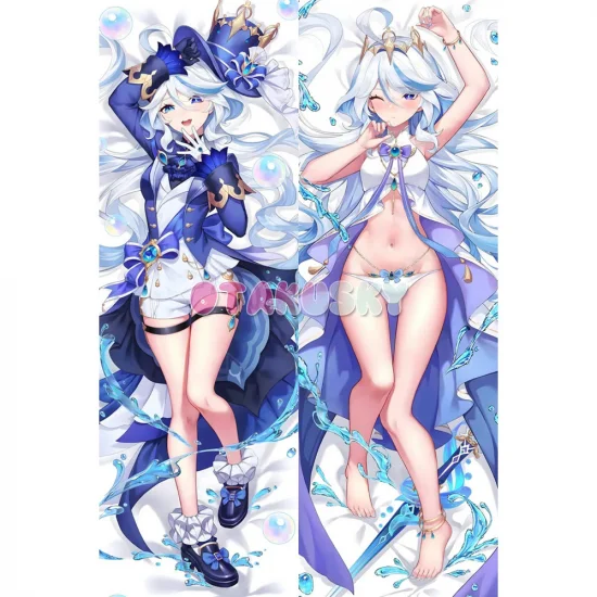 Genshin Impact Dakimakura Focalors Body Pillow Case 25 - Click Image to Close