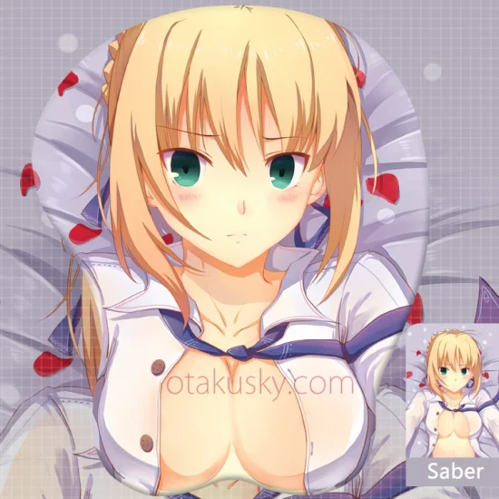 Fate Stay Night Fate Zero Saber Anime 3D Mousepads - Click Image to Close