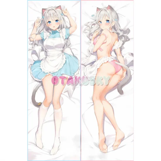 Virtual YouTuber Dakimakura Amanagi El Body Pillow Case 02 - Click Image to Close