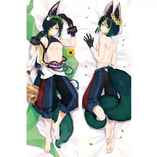 Genshin Impact Dakimakura Tighnari Body Pillow Case 07 - Click Image to Close