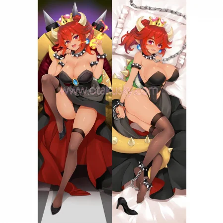 Super Mario Dakimakura Bowsette Body Pillow Case 05