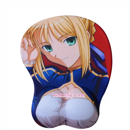 Fate Stay Night Fate Zero Saber Anime 3D Mouse Pads - Click Image to Close