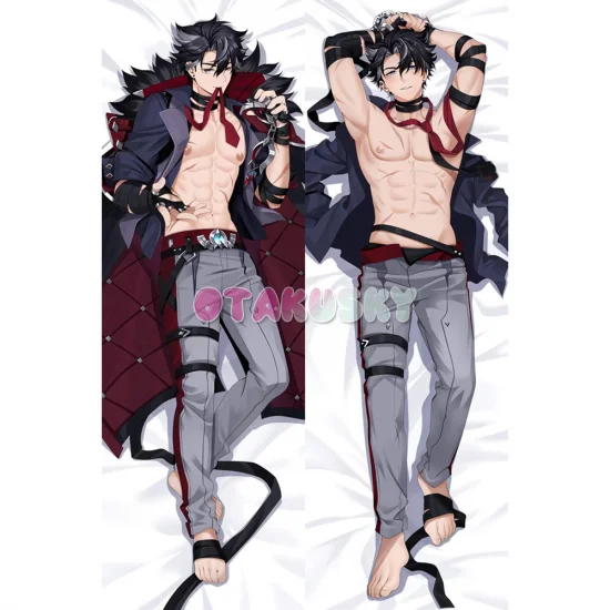 Genshin Impact Dakimakura Wriothesley Body Pillow Case 03 - Click Image to Close