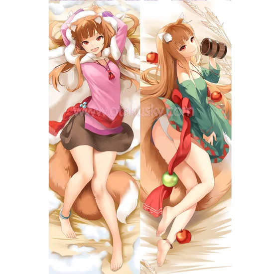 Spice and Wolf Dakimakura Holo Body Pillow Case - Click Image to Close