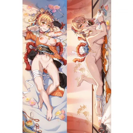 Genshin Impact Dakimakura Yoimiya Body Pillow Case 10