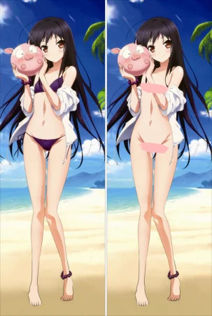 Accel World Kuroyukihime Black Lotus Body Pillow Case 11