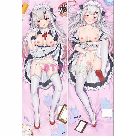 Virtual YouTuber Dakimakura Nakiri Ayame Body Pillow Case 06