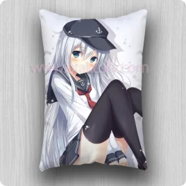 Kantai Collection KanColle Hibiki Standard Pillow Case Cover Cushion