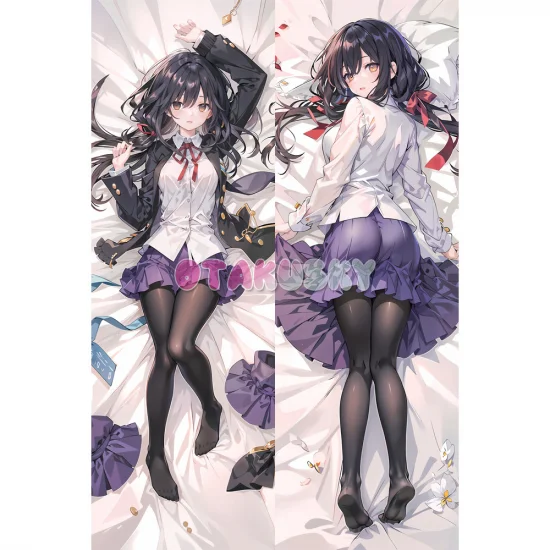 Date a Live Dakimakura Kurumi Tokisaki Body Pillow Case 111 - Click Image to Close