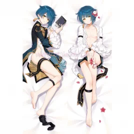 Genshin Impact Dakimakura Xingqiu Body Pillow Case 02