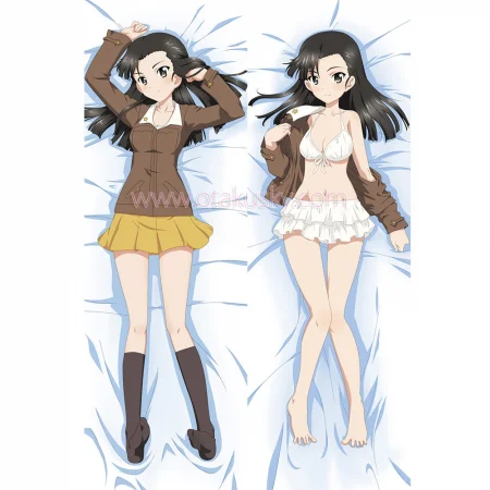 Girls und Panzer Dakimakura Kinuyo Nishi Body Pillow Case