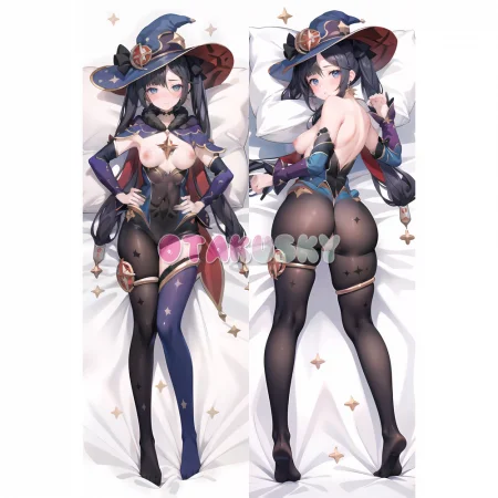 Genshin Impact Dakimakura Mona Body Pillow Case 12