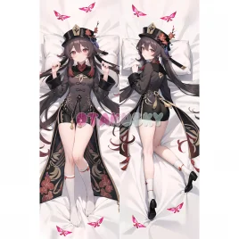 Genshin Impact Dakimakura Hu Tao Walnut Body Pillow Case 30